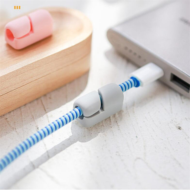 Silicone Cable Clips – Desk Cable Organizer
