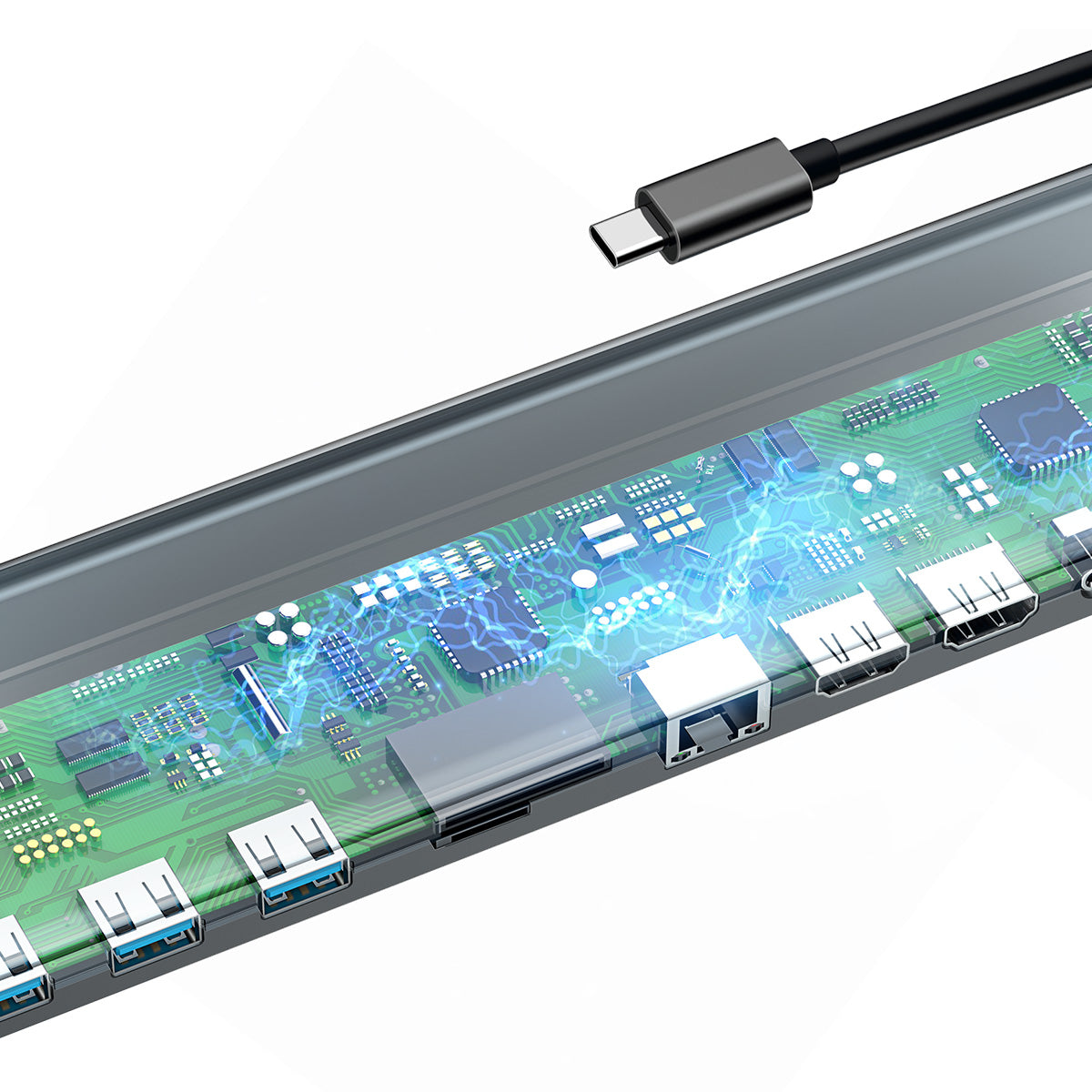 Multifunctional Type C Smart HUB (Docking Station)